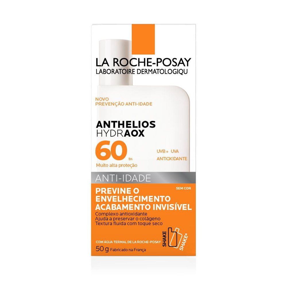 La Roche Posay Protetor Solar Facial Anthelios Hydraox Ml Sem Cor