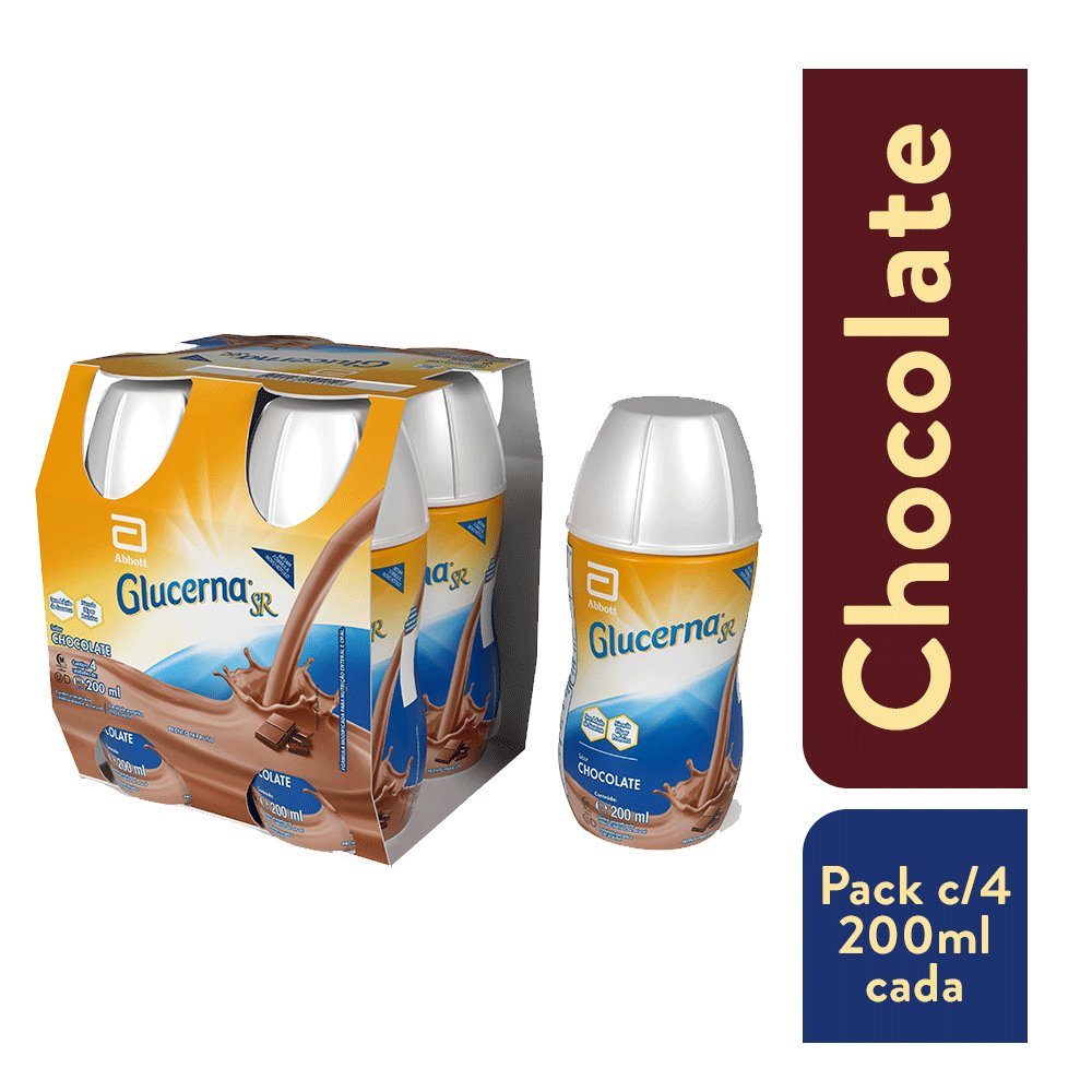 Suplemento Nutricional Glucerna Sr Sabor Chocolate Ml Pack