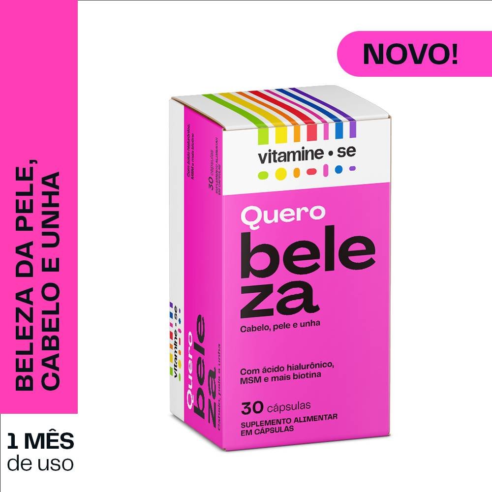 Quero Beleza Vitamine Se Pote 30 Capsulas PanVel Farmácias