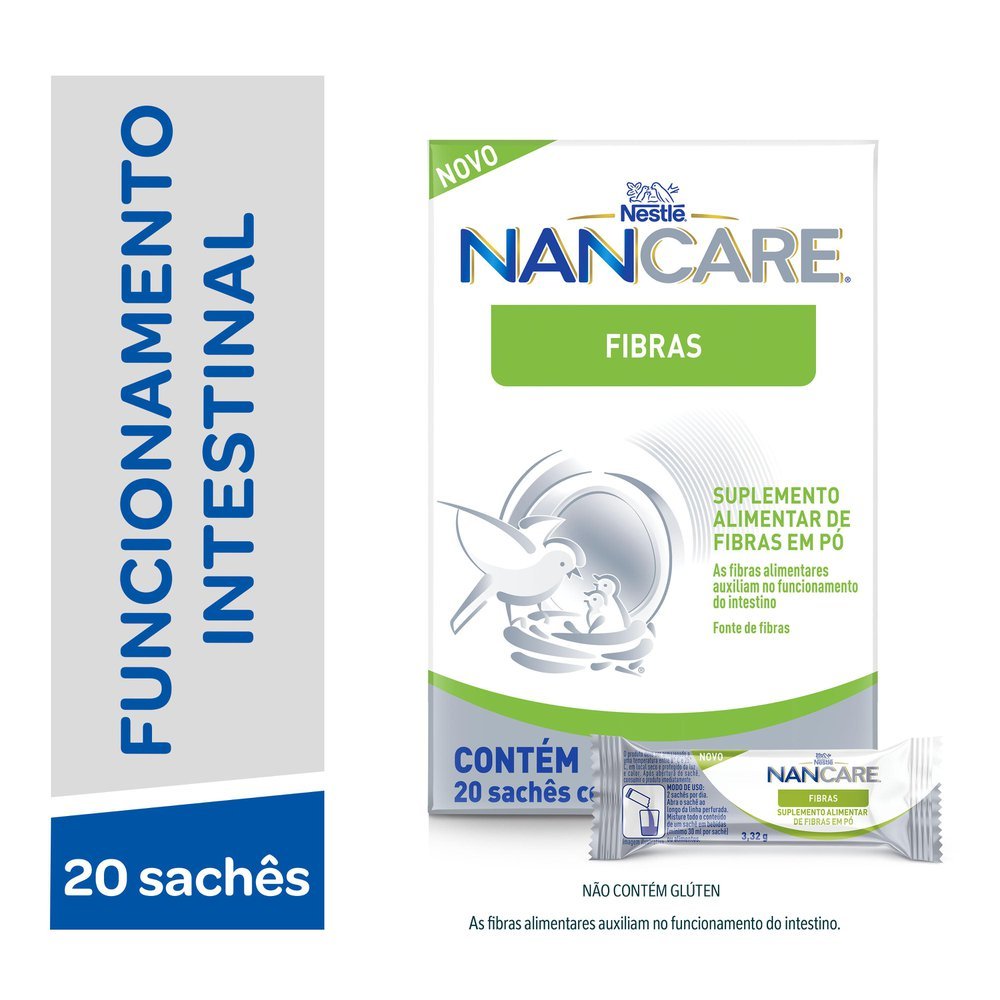 Suplemento Pediátrico Nancare Fibras 20 Sachês