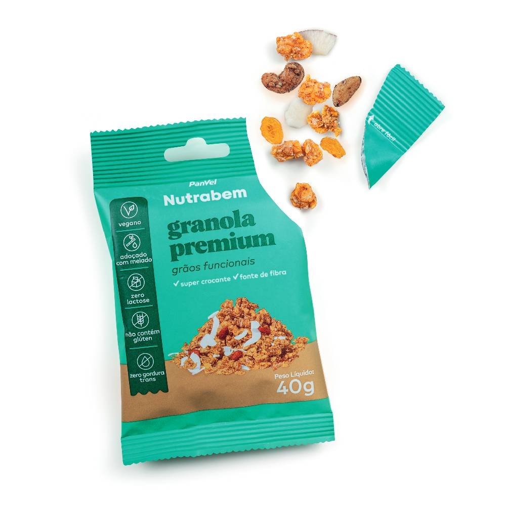 Granola Premium Tradicional Panvel Nutrabem 40g - PanVel Farmácias