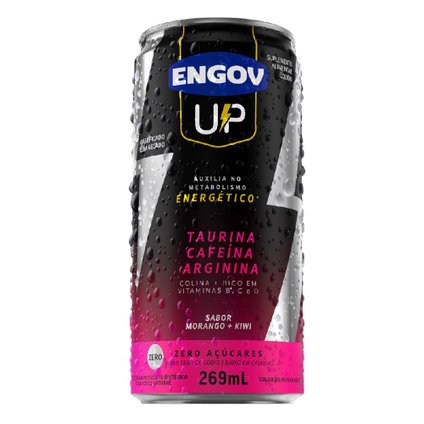 ENERGÉTICO ENGOV UP MORANGO E KIWI LATA 269ML