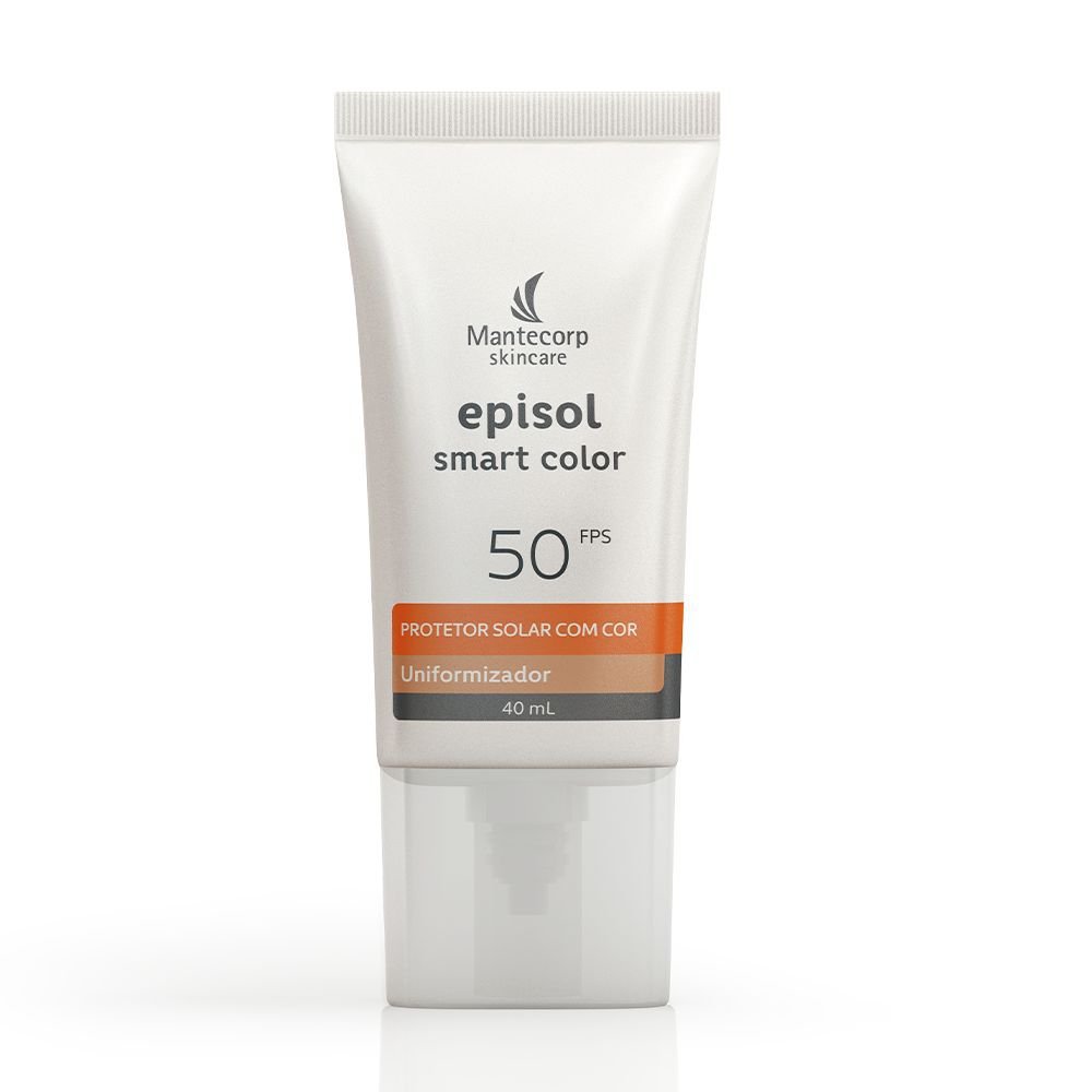 Protetor Solar Facial Episol Smart Color Fps 50 40ml