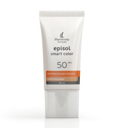 Protetor Solar Facial Episol Smart Color Fps 50 40ml