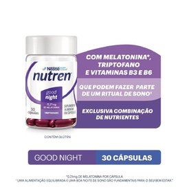 SUPLEMENTO ALIMENTAR NUTREN MELATONINA GOOD NIGHT 30 CÁPSULAS