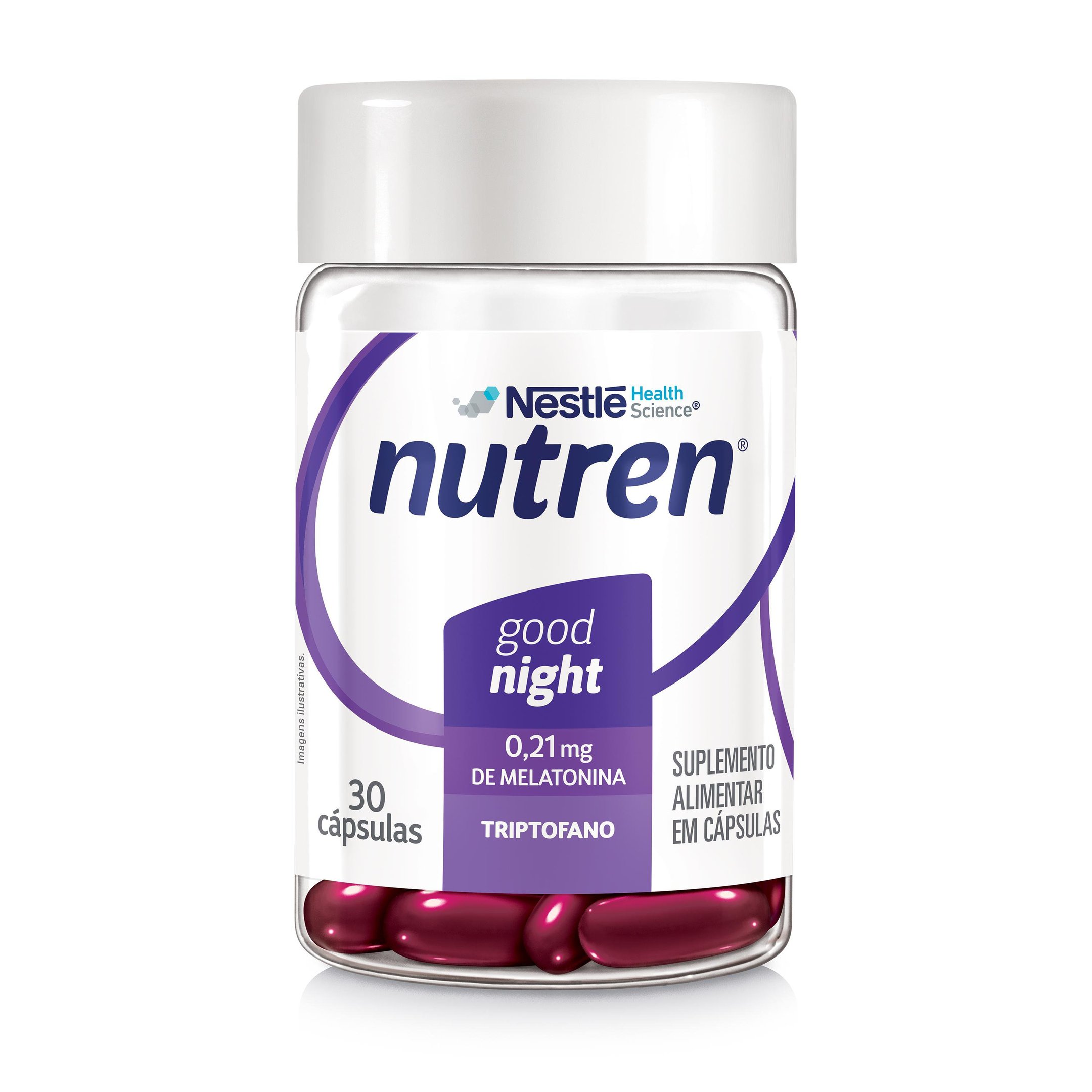 Suplemento Alimentar Nutren Melatonina Good Night 30 Cápsulas
