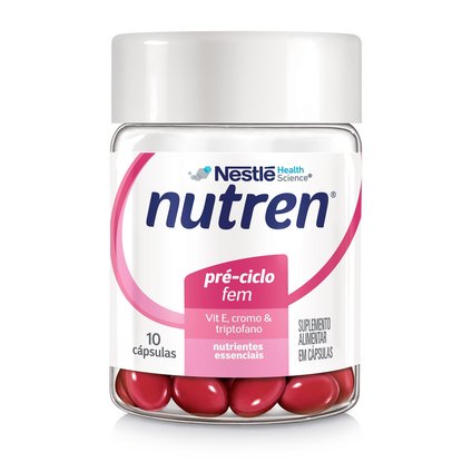 SUPLEMENTO ALIMENTAR NUTREN TRIPTOFANO PRÉ-CICLO FEM 10 CÁPSULAS
