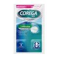 LIMPADOR DE PRÓTESES E APARELHOS REMOVÍVEIS COREGA GUIAS 3 MINUTOS LIMPEZA 6 UNIDADES
