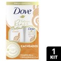 KIT DOVE TEXTURAS REAIS CACHEADOS SHAMPOO 350ML + CONDICIONADOR 175ML