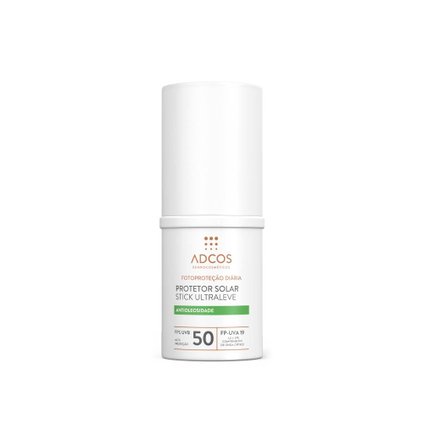 PROTETOR SOLAR FACIAL ADCOS STICK ULTRALEVE FPS50 15G