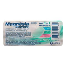 Magnesia Bisurada 10 Pastilhas
