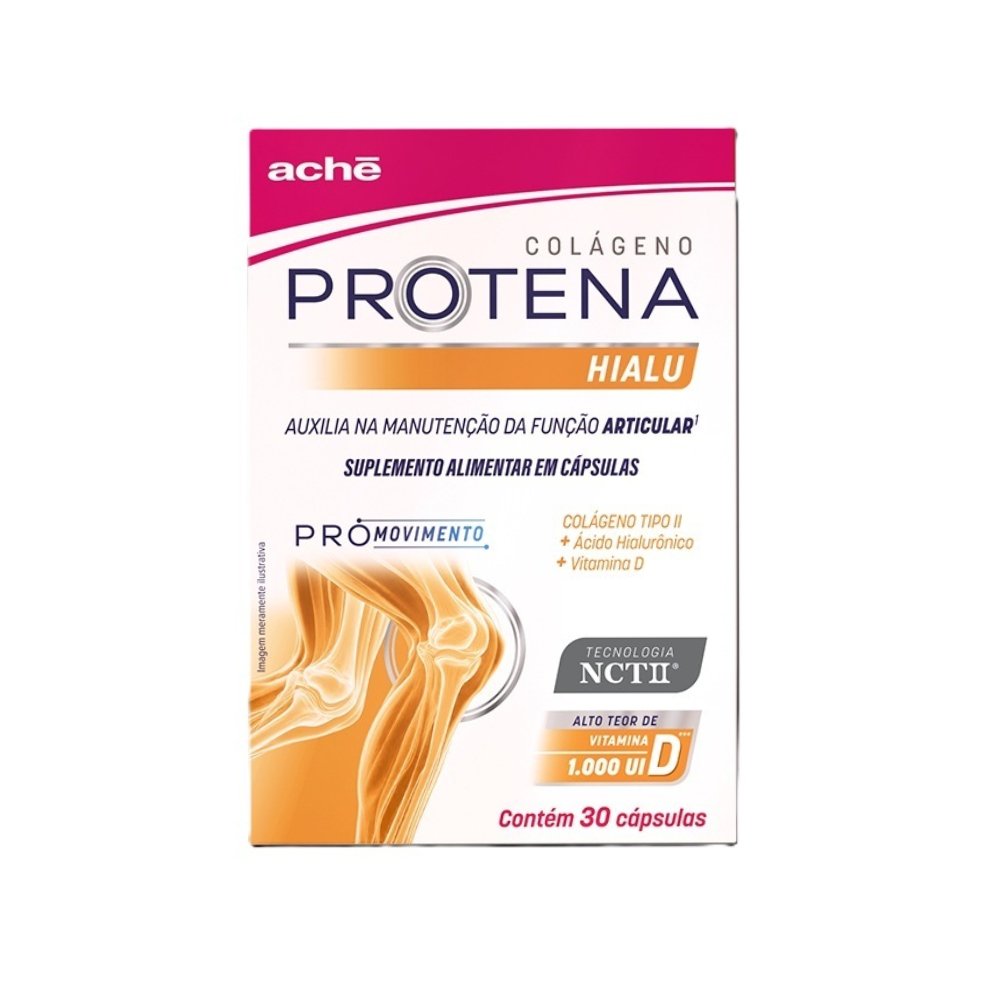 Protena Plus D Colágeno Tipo Ii + Ácido Hialuronico + Vitamina D 30 Cápsulas