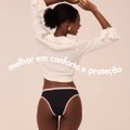 CALCINHA ABSORVENTE MENSTRUAL PANTYS COMFY FLUXO MODERADO M