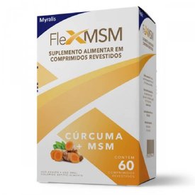 FLEX MSM 117MG CURCUMA + 750MG MSM 60 COMPRIMIDOS