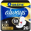 ABSORVENTE ALWAYS NOITES TRANQUILAS XG 26 UNIDADES