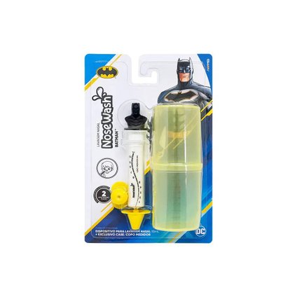 SERINGA PARA LAVAGEM NASAL NOSEWASH BATMAN