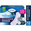 ABSORVENTE PARA INCONTINÊNCIA URINÁRIA TENA LADY DISCREET DIA E NOITE 12 UNIDADES