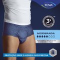 ABSORVENTE PARA INCONTINÊNCIA URINÁRIA TENA LADY DISCREET DIA E NOITE 12 UNIDADES