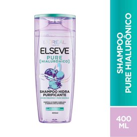 SHAMPOO L'ORÉAL PARIS ELSEVE PURE HIALURÔNICO 400ML