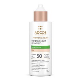 PROTETOR SOLAR FACIAL ADCOS AQUA FLUID FPS50 BEIGE 50ML