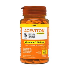 VITAMINA C ACEVITON IMUNIDADE 60 COMPRIMIDOS MASTIGÁVEIS