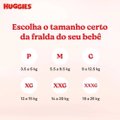 FRALDA HUGGIES MÁXIMA PROTEÇÃO HIPER XXG COM 54 UNIDADES
