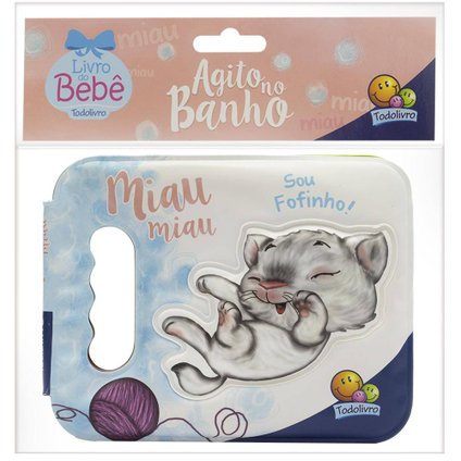 LIVRO DO BEBÊ AGITO NO BANHO MIAU
