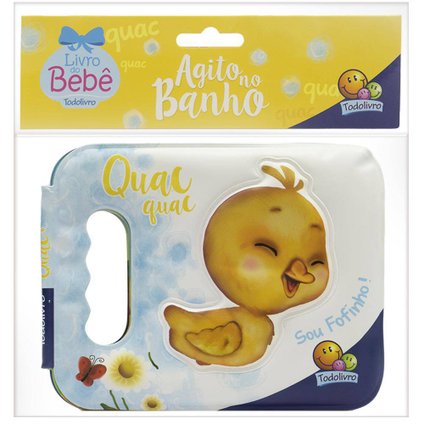 LIVRO DO BEBÊ AGITO NO BANHO QUAC QUAC