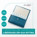 ORGANIZADOR DE COMPRIMIDOS SEMANAL PILBOX LIBERTY V4 AZUL PETRÓLEO