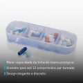ORGANIZADOR DE COMPRIMIDOS SEMANAL PILBOX MAXI V4 AZUL MARINHO