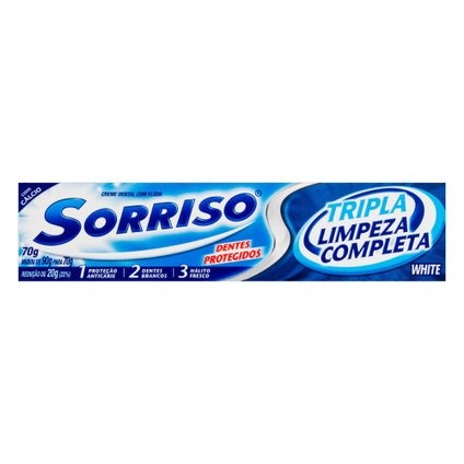 CREME DENTAL SORRISO TRIPLA LIMP COMP 70G