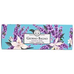 Kit Sabonete Em Barra Giorno Bagno Lavanda E Vanilla 3 Unidades 100g