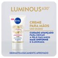 CREME P/ MAOS NIVEA LUMINOUS 630 FPS15 50G