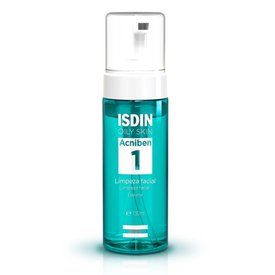 ESPUMA DE LIMPEZA FACIAL ISDIN ACNIBEN ANTIOLEOSIDADE 150ML