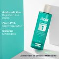 SABONETE LÍQUIDO FACIAL EM GEL ISDIN ACNIBEN ANTIOLEOSIDADE 208G