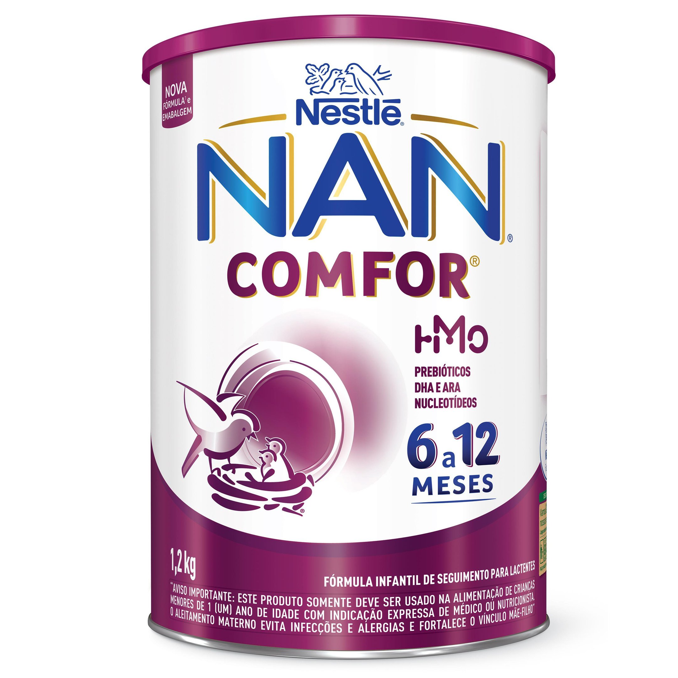 Fórmula Infantil Nan Comfor Hmo De 6 A 12 Meses 1,2kg