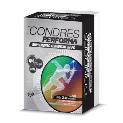 COLÁGENO CONDRES PERFORMA SABOR TANGERINA 30 SACHÊS COM 5G CADA