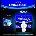 ABSORVENTE ALWAYS NOITE SECA COM ABAS FLUXO INTENSO 48 UNIDADES