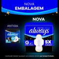 ABSORVENTE ALWAYS NOITE SECA COM ABAS FLUXO INTENSO 48 UNIDADES