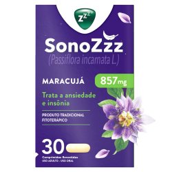 Sonozzz Passiflora Ajuda A Relaxar E Descansar 30 Comprimidos