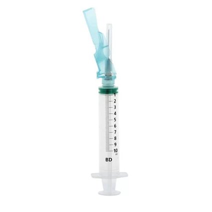 SERINGA COM AGULHA BD EMERALD 25X7MM 10ML