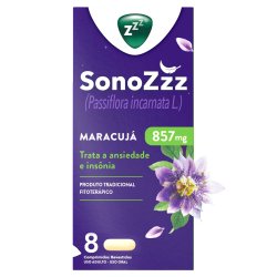 Sonozzz Passiflora Ajuda A Relaxar E Descansar 8 Comprimidos
