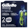 CARGA PARA APARELHO DE DEPILAÇÃO CORPORAL GILLETTE MACH3 CORPO 2 UNIDADES