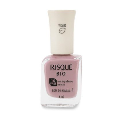 Esmalte Risqué Bio Rosa Cremoso Rosa Do Himalaia 9ml