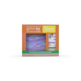 KIT LA ROCHE-POSAY PROTETOER SOLAR FACIAL ANTHELIOS AIRLICIUM 2.0 FPS70 40G GANHE NECESSAIRE