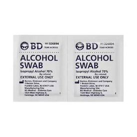 ÁLCOOL SWAB BD COM 1
