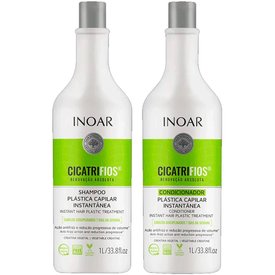 KIT INOAR CICATRIFIOS SHAMPOO 1L + CONDICIONADOR 1L