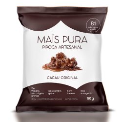Pipoca Artesanal Mais Pura Cacau Original 50g