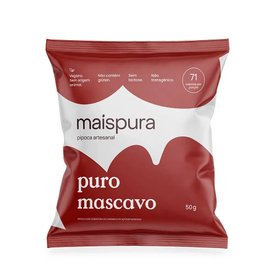 PIPOCA ARTESANAL MAIS PURA PURO MASCAVO 50G