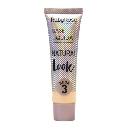 BASE LIQ NATURAL LOOK BEGE 3 RUBY ROSE HB 8051-2